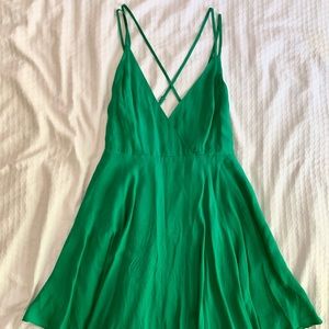 Forever 21 green mini dress